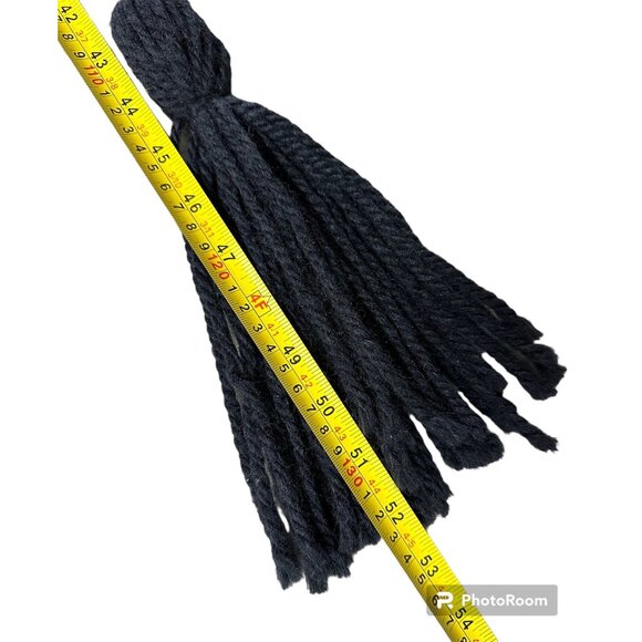 Vintage Wall Hanging 1970s Latch Hook Carpet Rug Burlap Butterfly Retro Boho - Picture 10 of 10